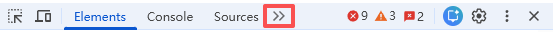 Open the Chrome Developer Tools overflow menu